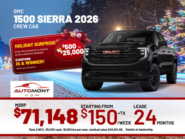 GMC 1500 Sierra Crew Cab 2026