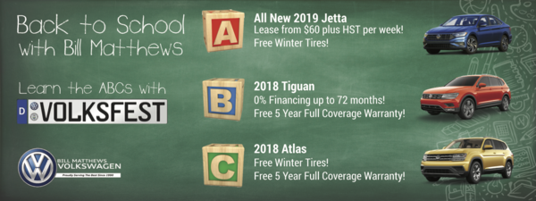 Back to School with Bill Matthews Volkswagen: Learn the ABC's with Volksfest