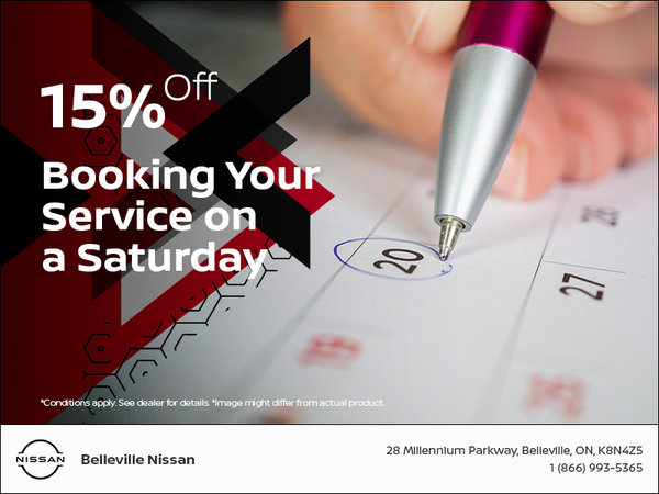 15% Off Service on a Saturday