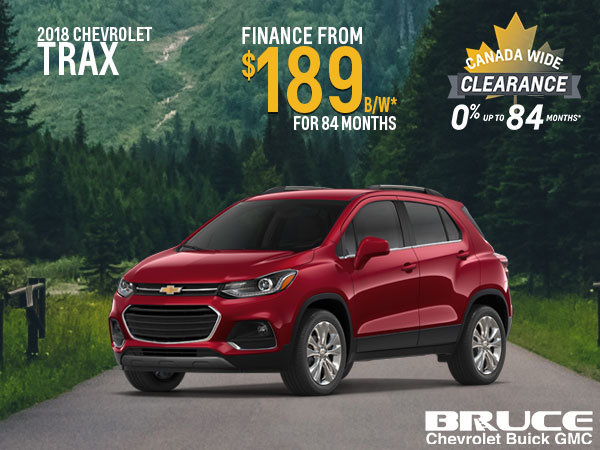 Finance the 2018 Chevrolet Trax