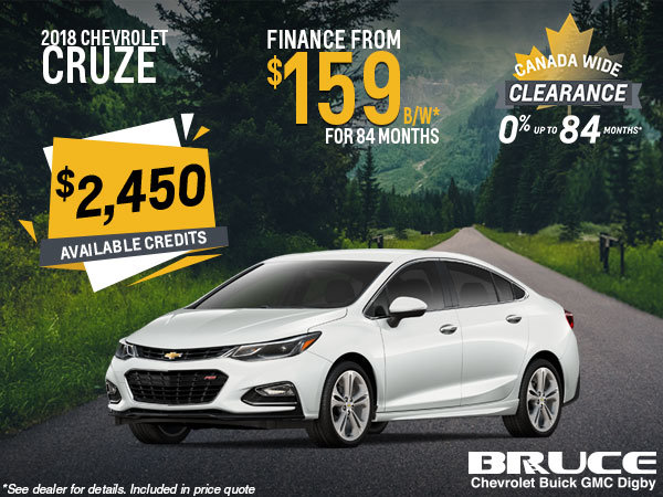 Finance the 2018 Cruze