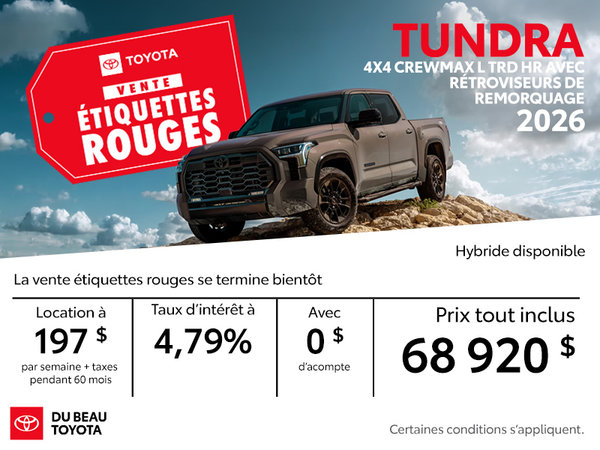 Tundra 2026