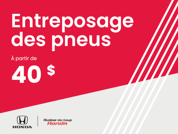 Entreposage des pneus