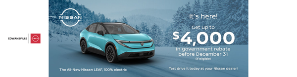 Holiday Season Program – Nissan Leaf 2026