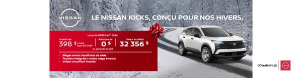 Louez le KICKS S à TI 2026