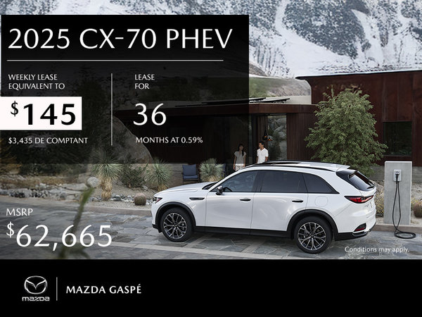 2025 Mazda CX-70 PHEV