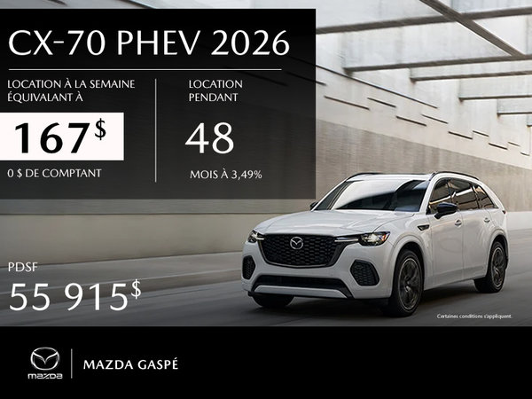 Mazda CX-70 PHEV 2026