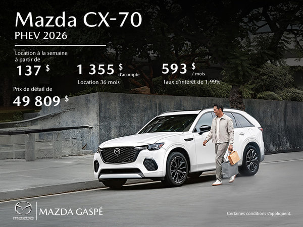 Mazda CX-70 PHEV 2026