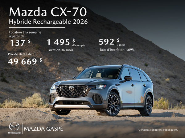 Mazda CX-70 PHEV 2026