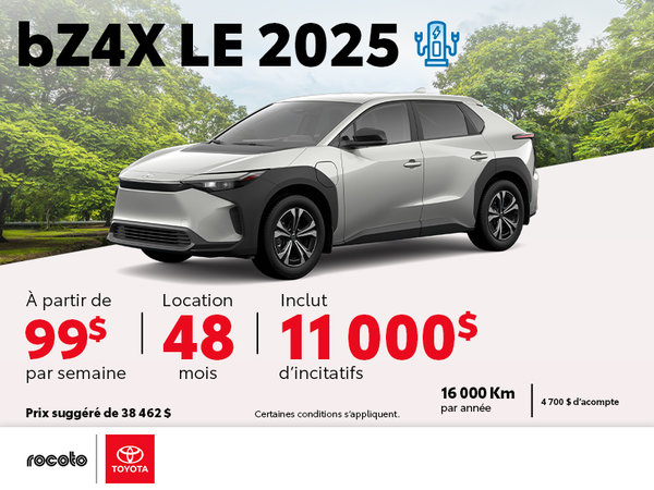 bZ4X LE 2025