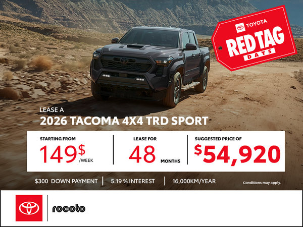 2026 Tacoma 4X4 TRD Sport