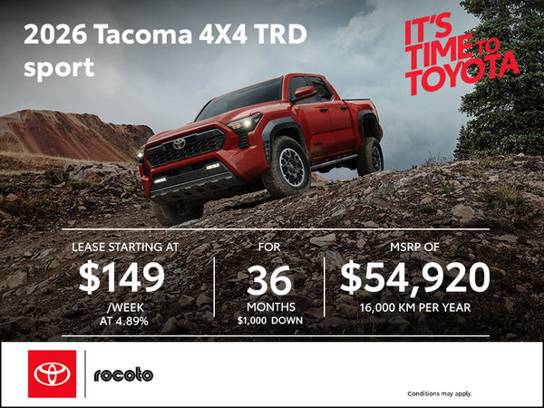 2026 Tacoma 4X4 TRD Off-Road