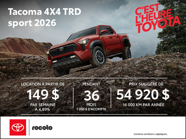 Tacoma 4X4 TRD sport 2026