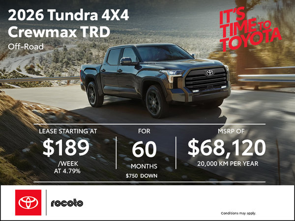 2026 Tundra CrewMax TRD Off-Road