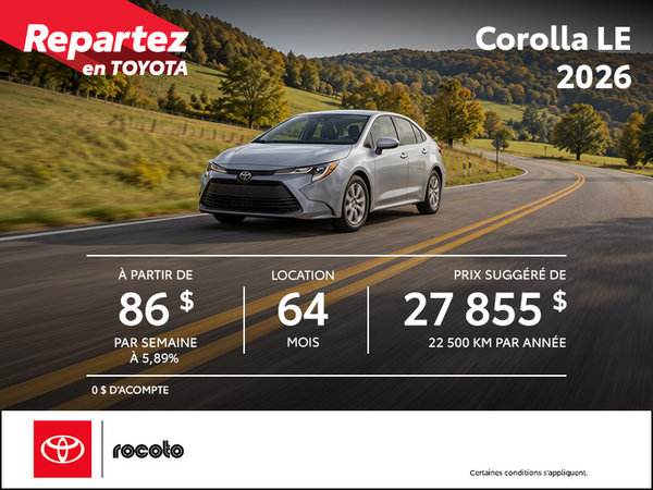 Corolla LE 2026