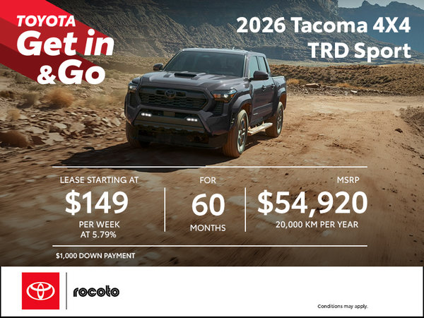 2026 Tacoma 4X4 TRD Sport