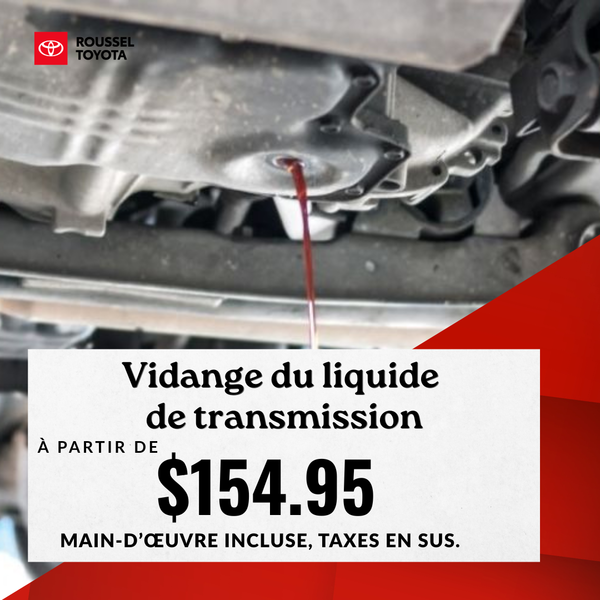 Vidange du liquide de transmission