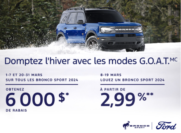 Ford Bronco Sport 2024