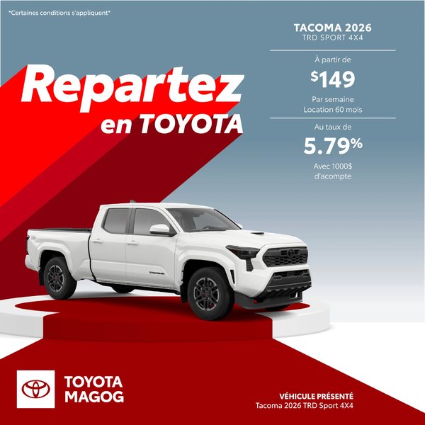 Tacoma 2026 4X4 TRD Sport