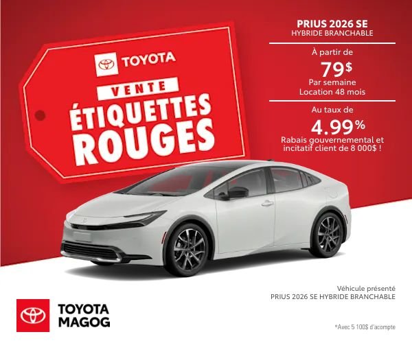 Prius Hybride Branchable SE 2026