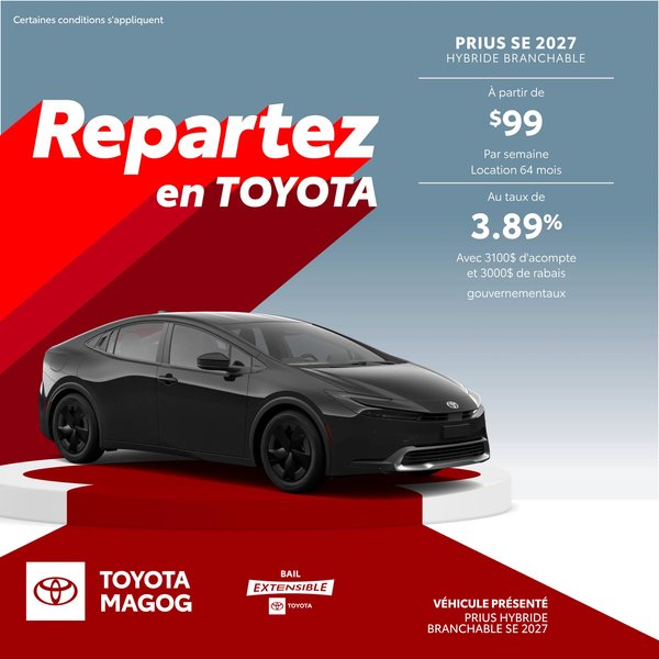 Prius Hybride Branchable SE 2027
