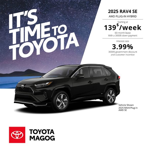 2025 RAV4 Plug-In Hybrid SE AWD