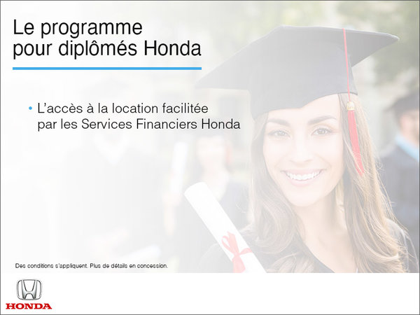 Le programme pour diplômés Honda