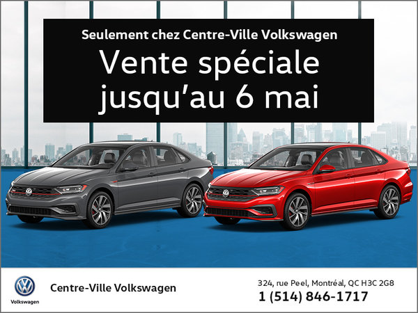 Seulement chez Centre-Ville Volkswagen