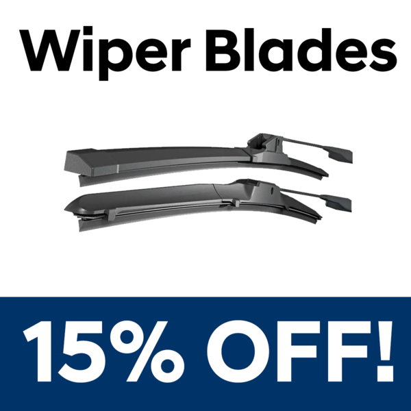 15% OFF Wiper Blades!