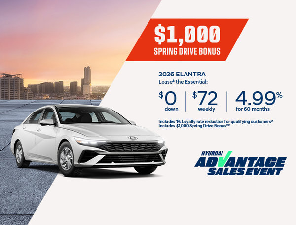 Hyundai Advantage Sales Event