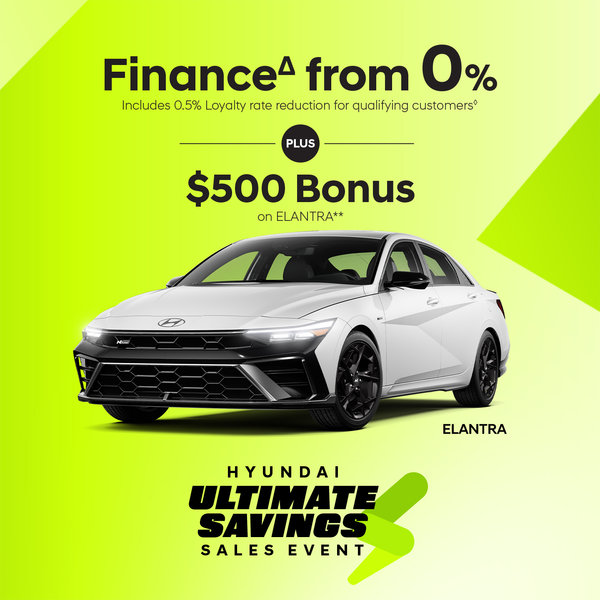 2026 Elantra - Ultimate Savings Sales Event