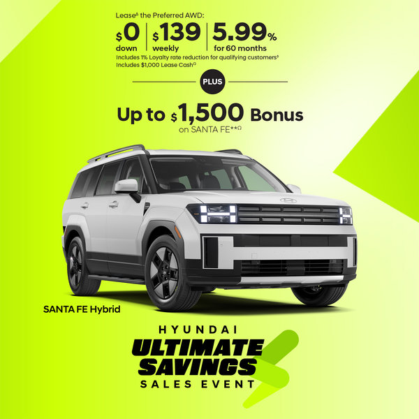 2026 Santa Fe - Ultimate Savings Sales Event