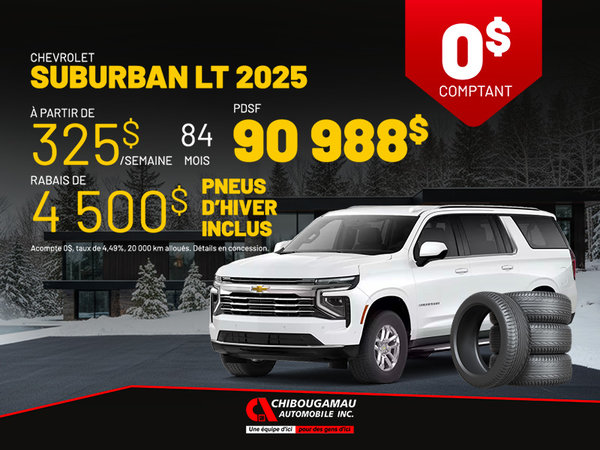 Chevrolet Suburban LT 2025