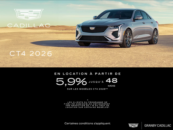 La CT4 2026 : La performance avec style