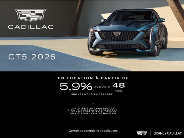 La CT5 2026 : Le raffinement en mouvement