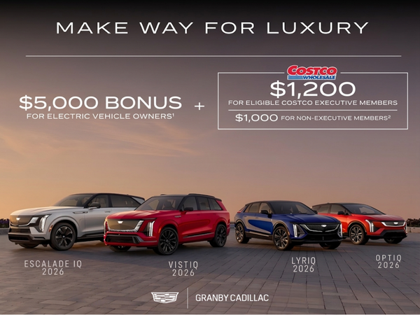 It is the perfect time to choose Cadillac luxury.