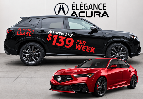 TWO 2026 ACURA MODELS. TWO OFFERS TO DISCOVER.
