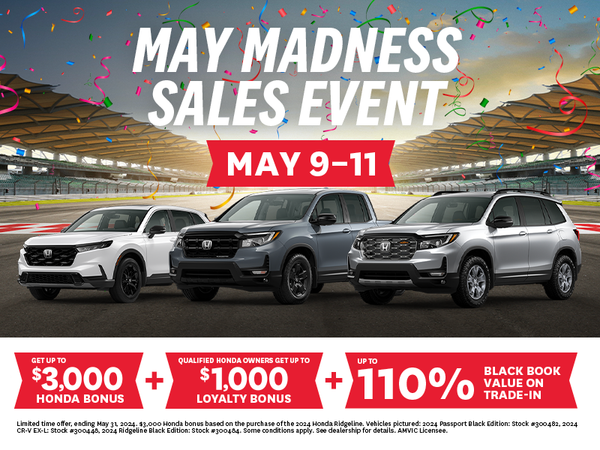 May Madness Sales Event