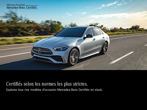 Mercedes-Benz Certifiés.