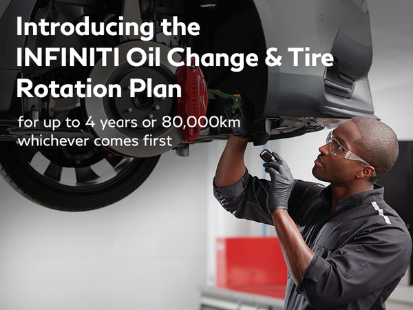 INFINITI Oil Change & Tire Rotation Plan