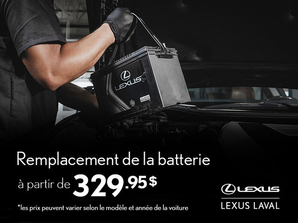 Remplacement de la batterie