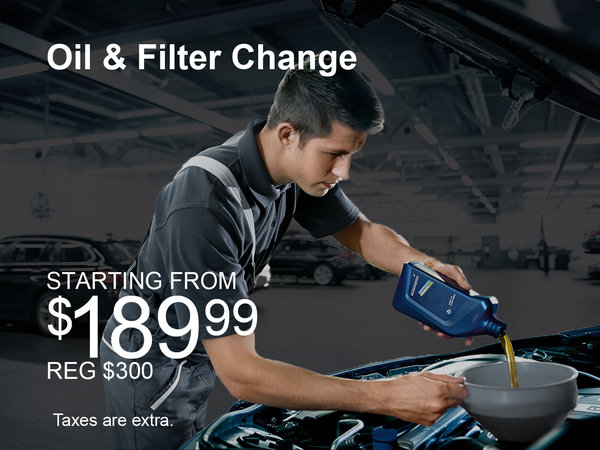 Oil and Filter Change Special