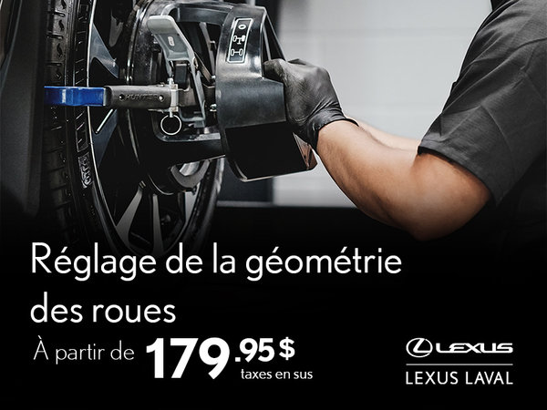 Réglage de la géométrie des roues