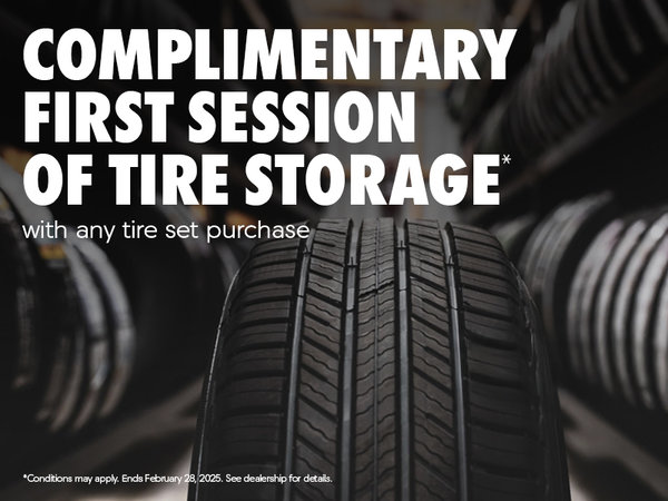 Complimentary Tire Storage