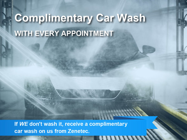 Complimentary Car Wash Special
