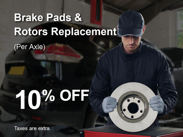 Brake Pads & Rotor Replacement Special