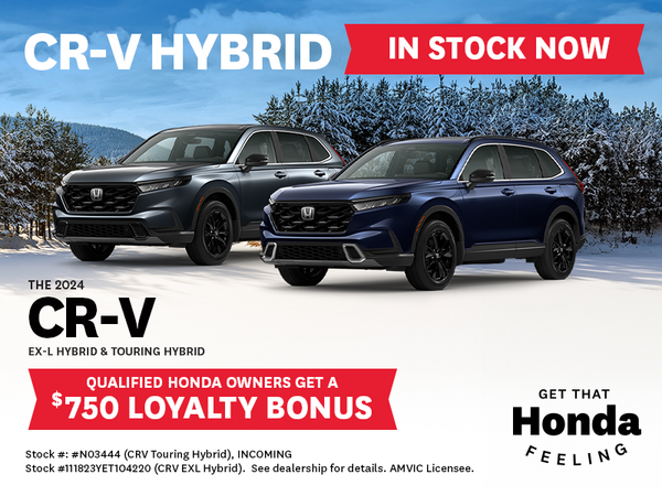 CR-V Hybrid in stock now!
