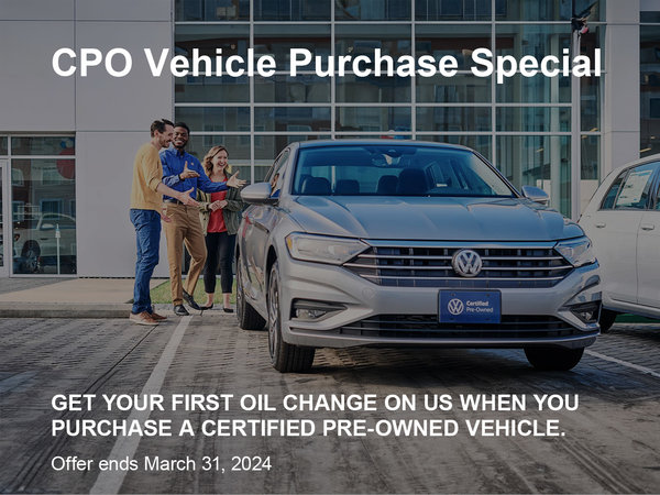 CPO Vehicle Purchase Special