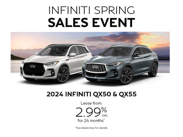 Spring Sales Event - QX50 & QX55