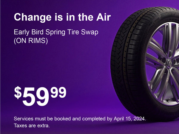 Early Bird Tire Swap Special